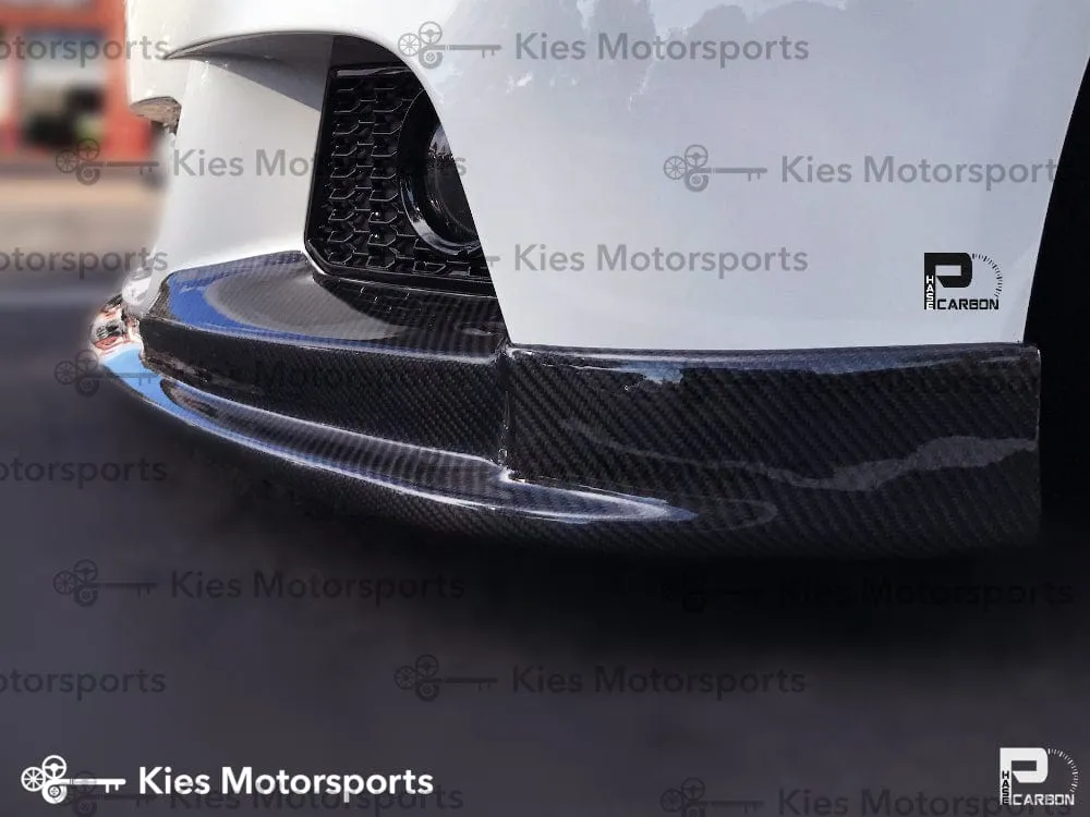 2011-2016 BMW 5 Series (F10) 3D Style Carbon Fiber Front Lip