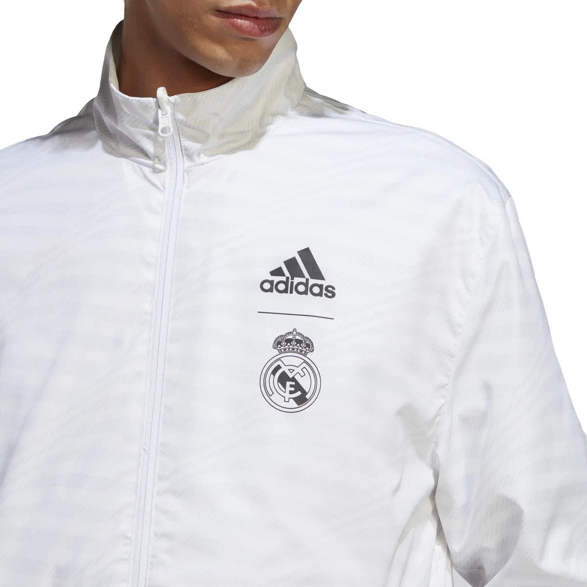 Adidas Men's Real Madrid Reversible Anthem Jacket