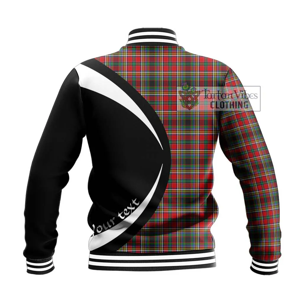 Anderson of Arbrake Tartan Baseball Jacket with Family Crest Circle Style