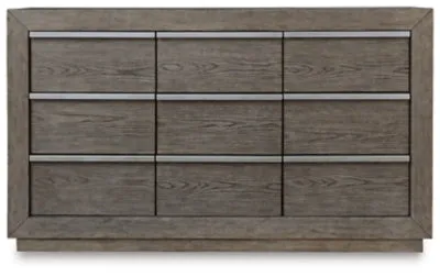 Anibecca King Bookcase Bed with Dresser