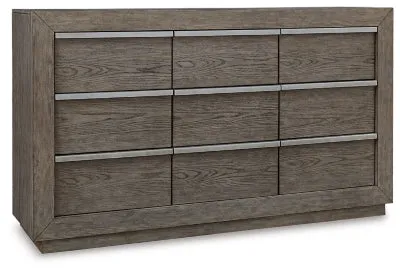 Anibecca King Bookcase Bed with Dresser