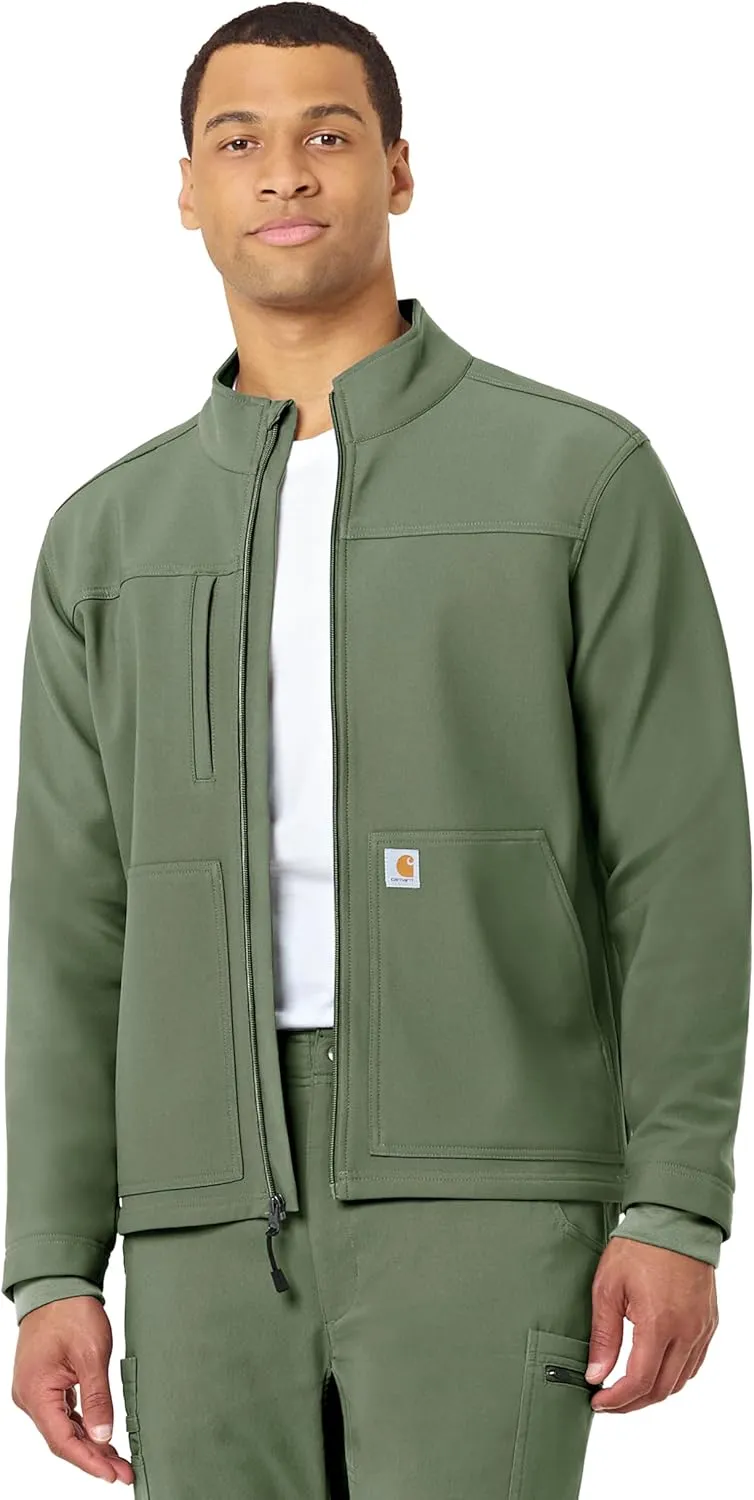 Carhartt Scrubs C80023 Men's Rugged Flex Modern Fit Bonded Fleece Jack