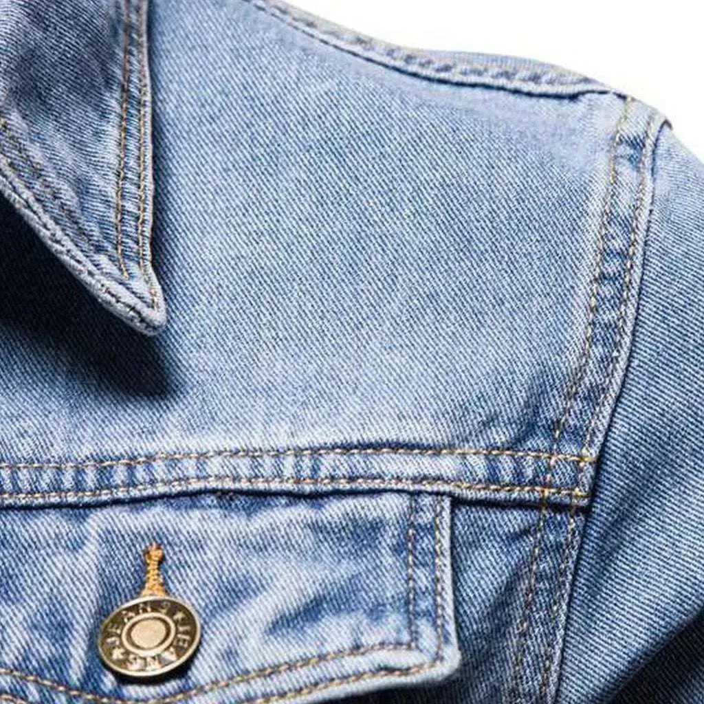 Classic regular men's jeans jacket