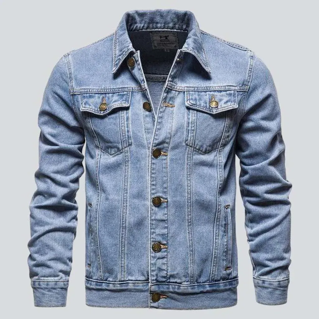Classic regular men's jeans jacket