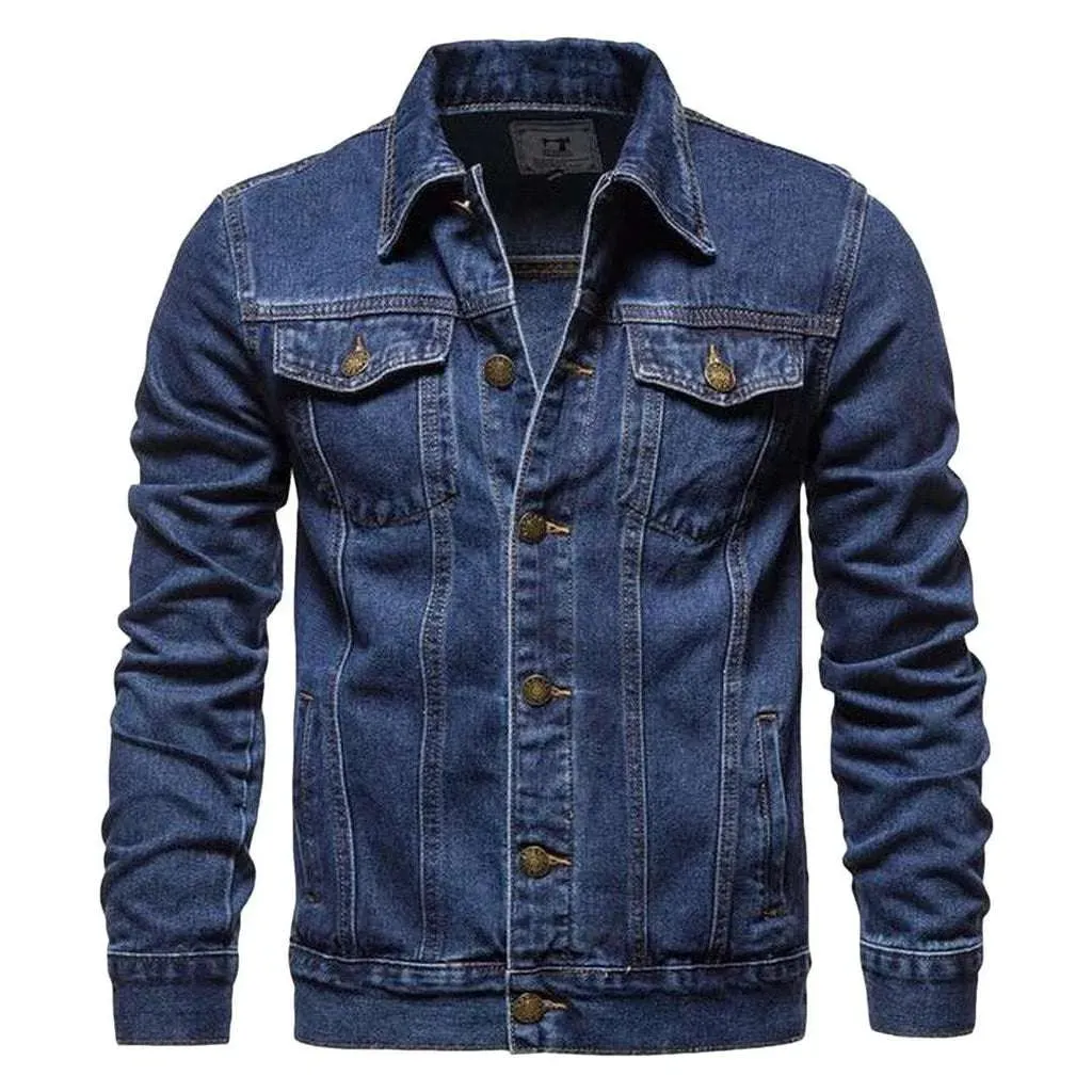 Classic regular men's jeans jacket