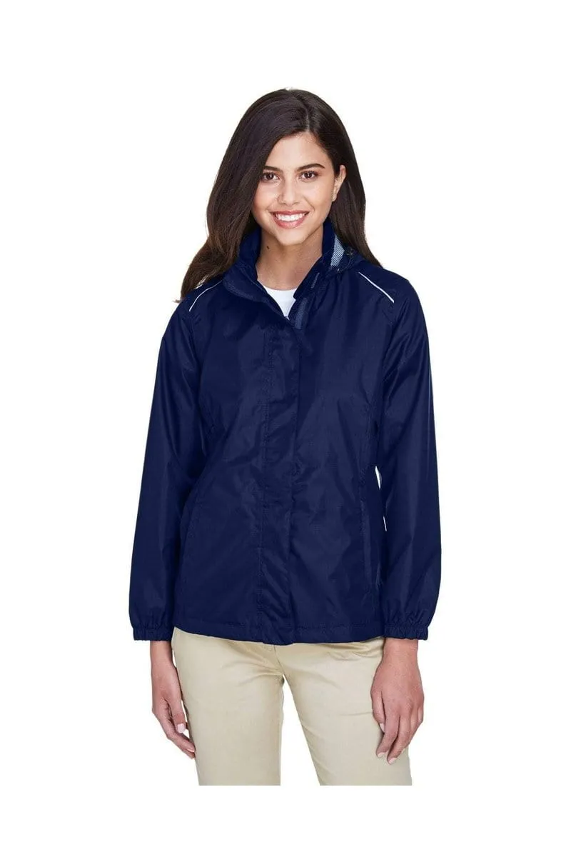 Core 365 78185: Ladies' Climate Seam-Sealed Lightweight Variegated Ripstop Jacket