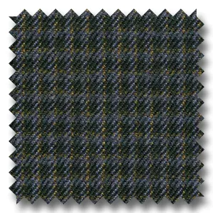 Dark Blue and Black Check 100's Twist Lambswool Custom Sport Coat
