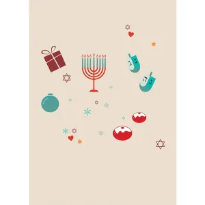 Hanukkah Celebration Printed Backdrop