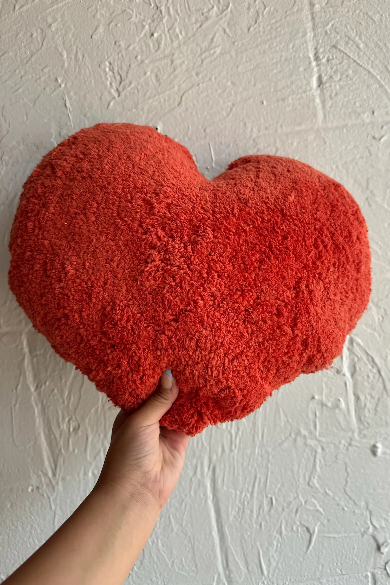 Heart Shaped Cotton Tufted Pillow