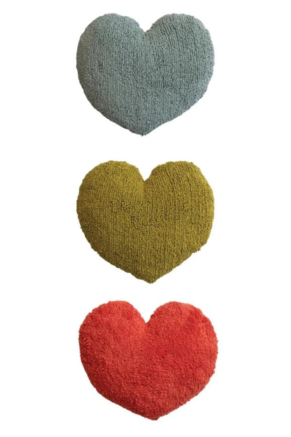 Heart Shaped Cotton Tufted Pillow
