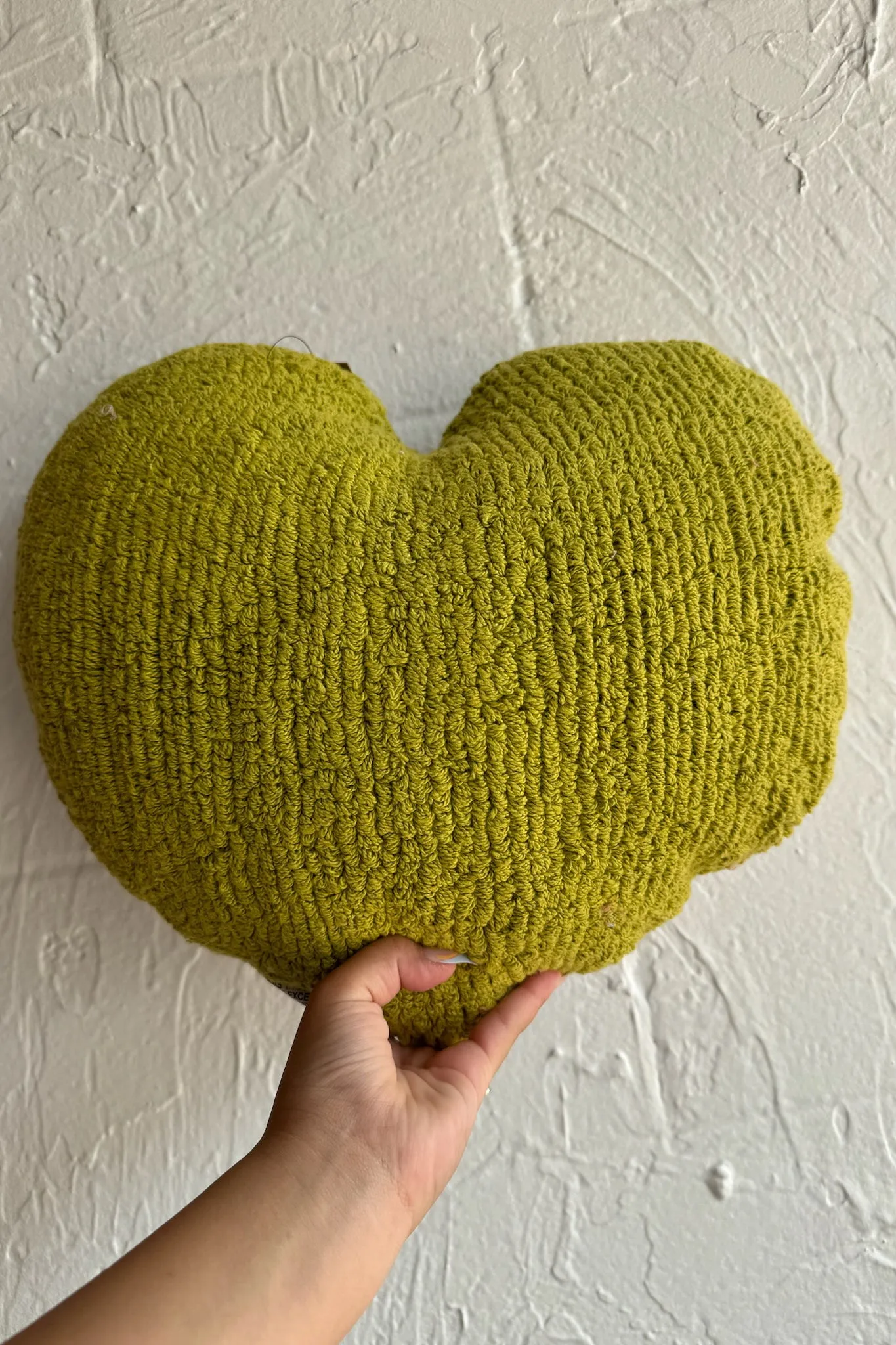 Heart Shaped Cotton Tufted Pillow