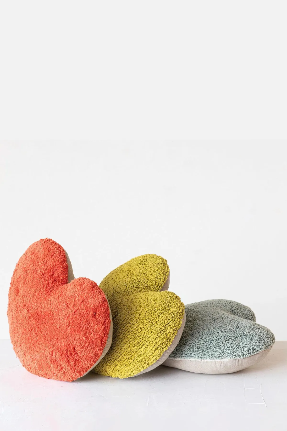 Heart Shaped Cotton Tufted Pillow