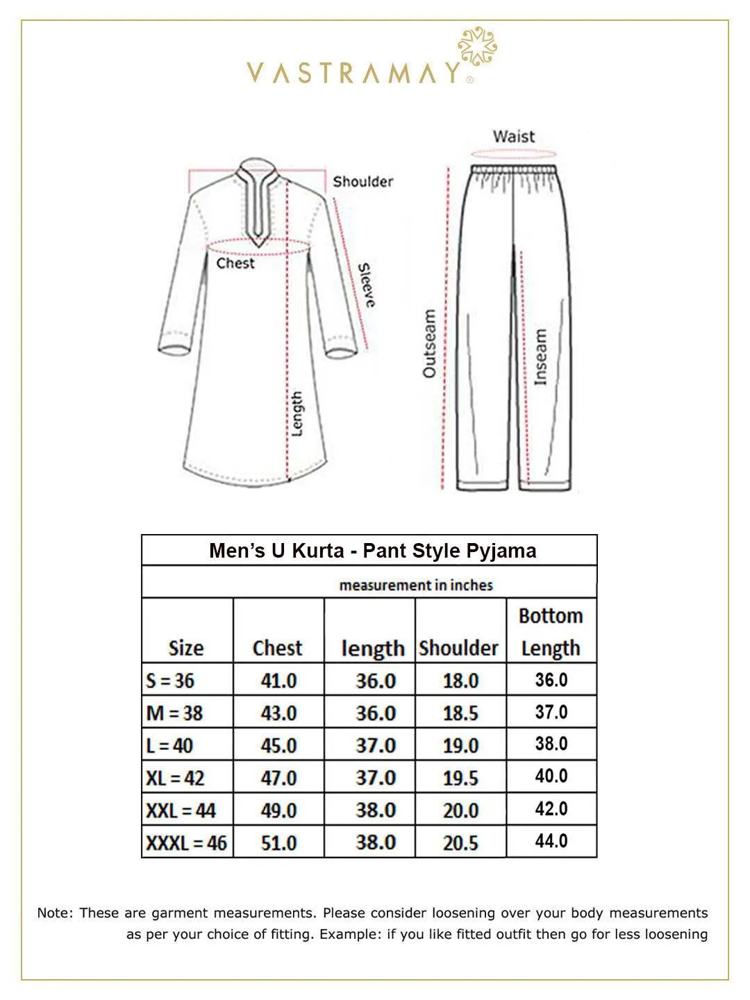 Jashvi Men's Blue Silk Blend Curved Hem Kurta With Pant Set