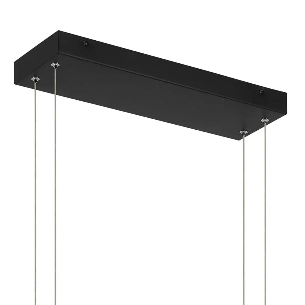 Jestin 46 in. 3 Lights Chandelier Matte Black Finish