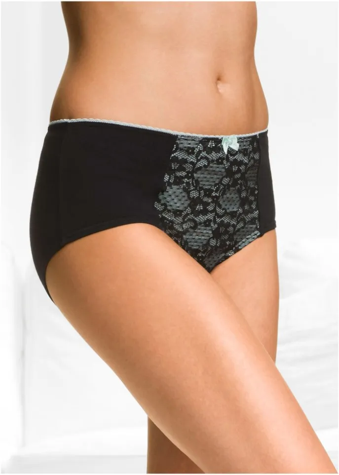 Maxi panties (4 pcs) Bpc Selection, black