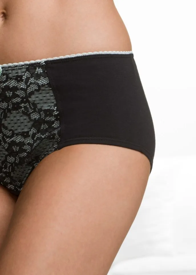 Maxi panties (4 pcs) Bpc Selection, black