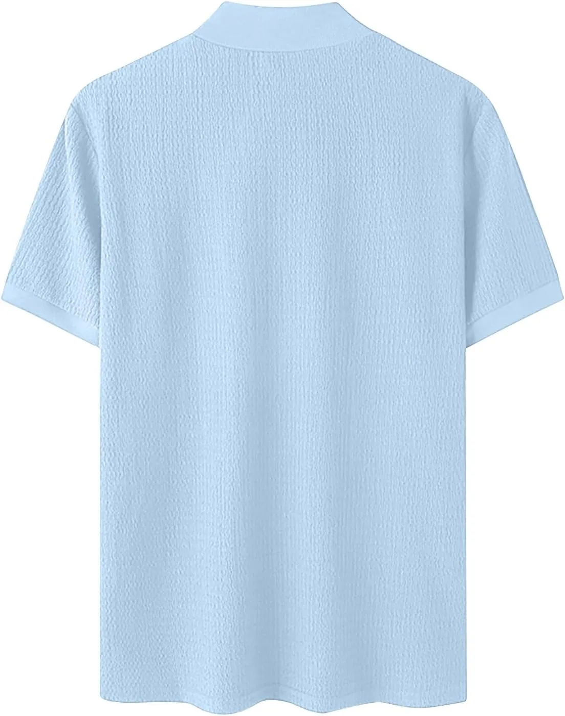 Men Mock Turtleneck Tshirt Ribbed High Collar Short Sleeve Pullover Tops Spring Summer Basic Fitted Muscle Undershirt