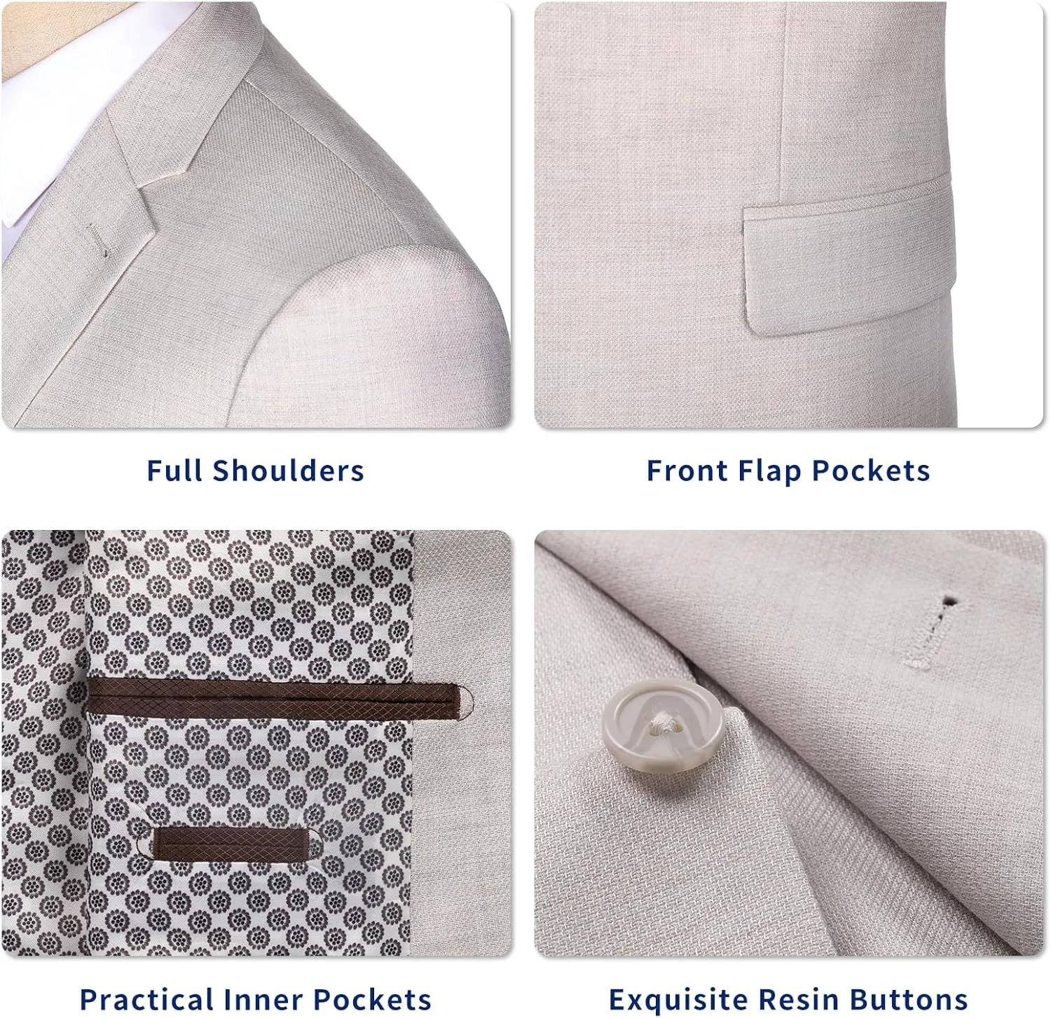 Mens Sport Coat Modern Fit Lightweight 2 Button Casual Blazer Breathable Stylish Sport Jacket for Daily Summer Wear