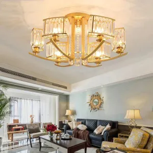 Nordic Crystal Pendant Lights Gold LED Pendant Fixture For Living Room Kitchen Dining Table Modern Industrial Black Bedroom Lamp