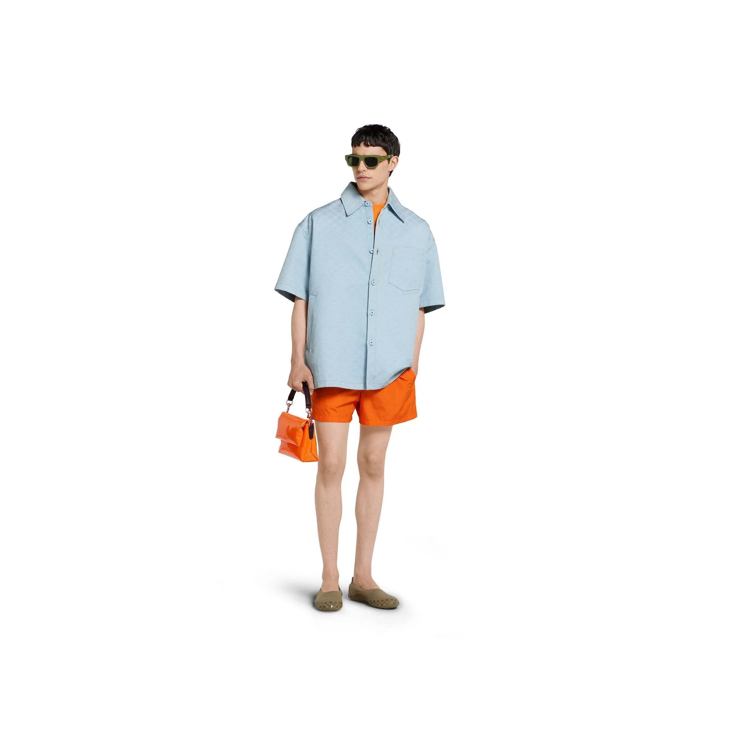 OVERSIZE GG COTTON SHIRT