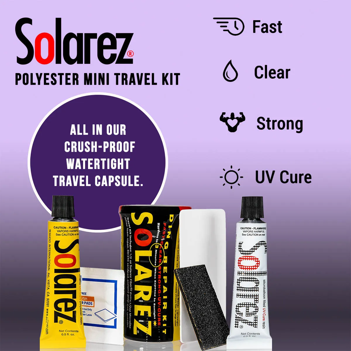 Polyester Mini Travel Kit