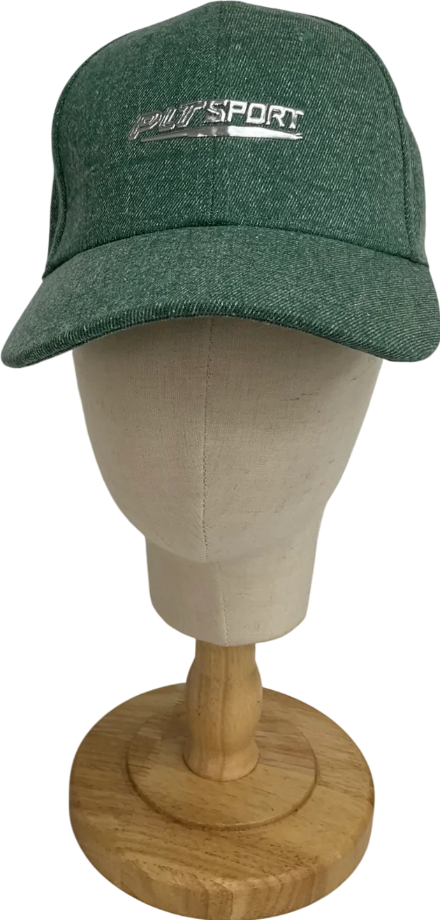 PrettyLittleThing Green Sport Midnight Blue Basic Cap One Size