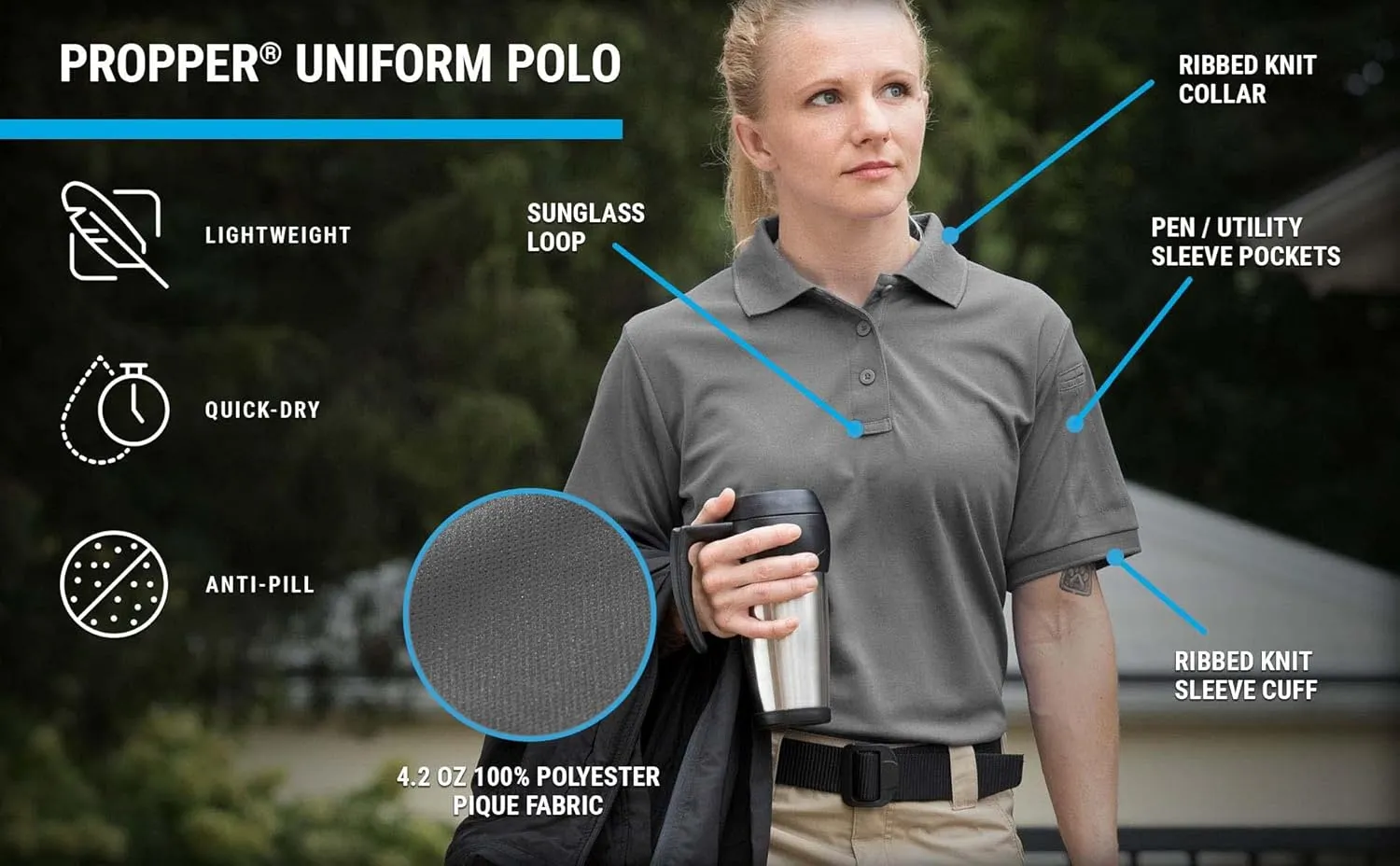 Propper Women's F53834c Uniform Polo