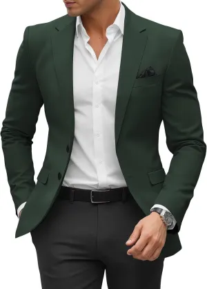 SHUZHXLZANGY Mens Blazers and Sport Coats Slim Fit Jackets for Men Casual Blazer Suit Formal Business