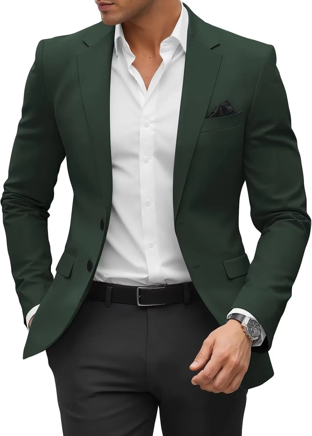 SHUZHXLZANGY Mens Blazers and Sport Coats Slim Fit Jackets for Men Casual Blazer Suit Formal Business