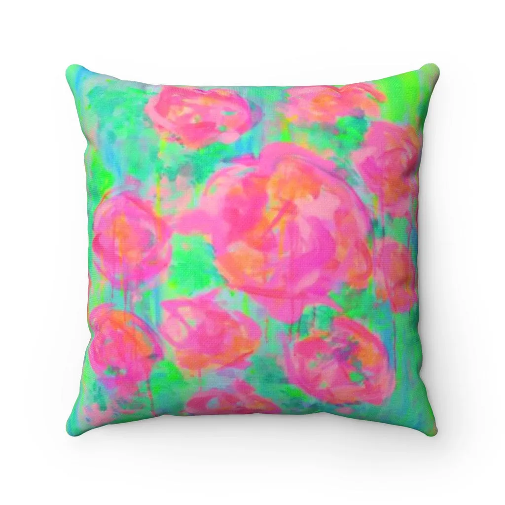 Spun Polyester Square Pillow