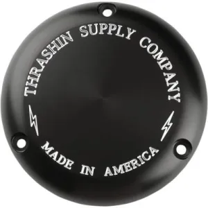 Thrashin Supply Co. Derby Covers, Classic, Black, Fits 70-98 Big Twin