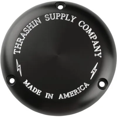 Thrashin Supply Co. Derby Covers, Classic, Black, Fits 70-98 Big Twin
