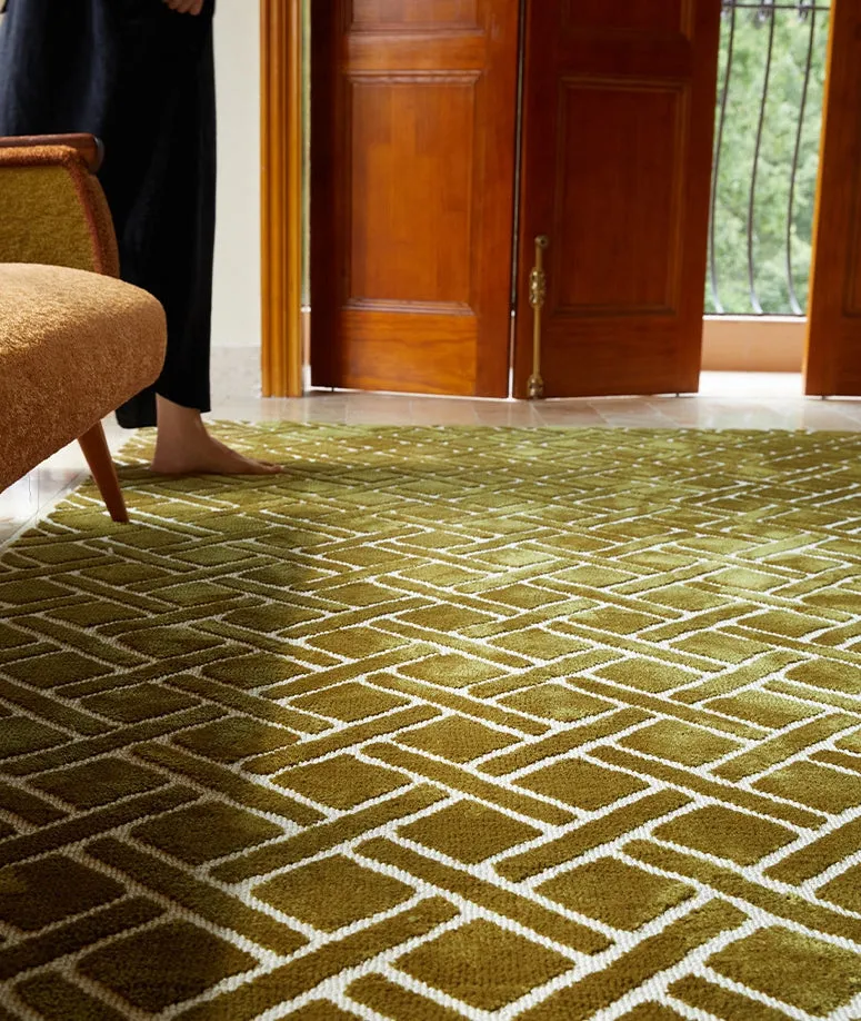 Vintage Green Carpet