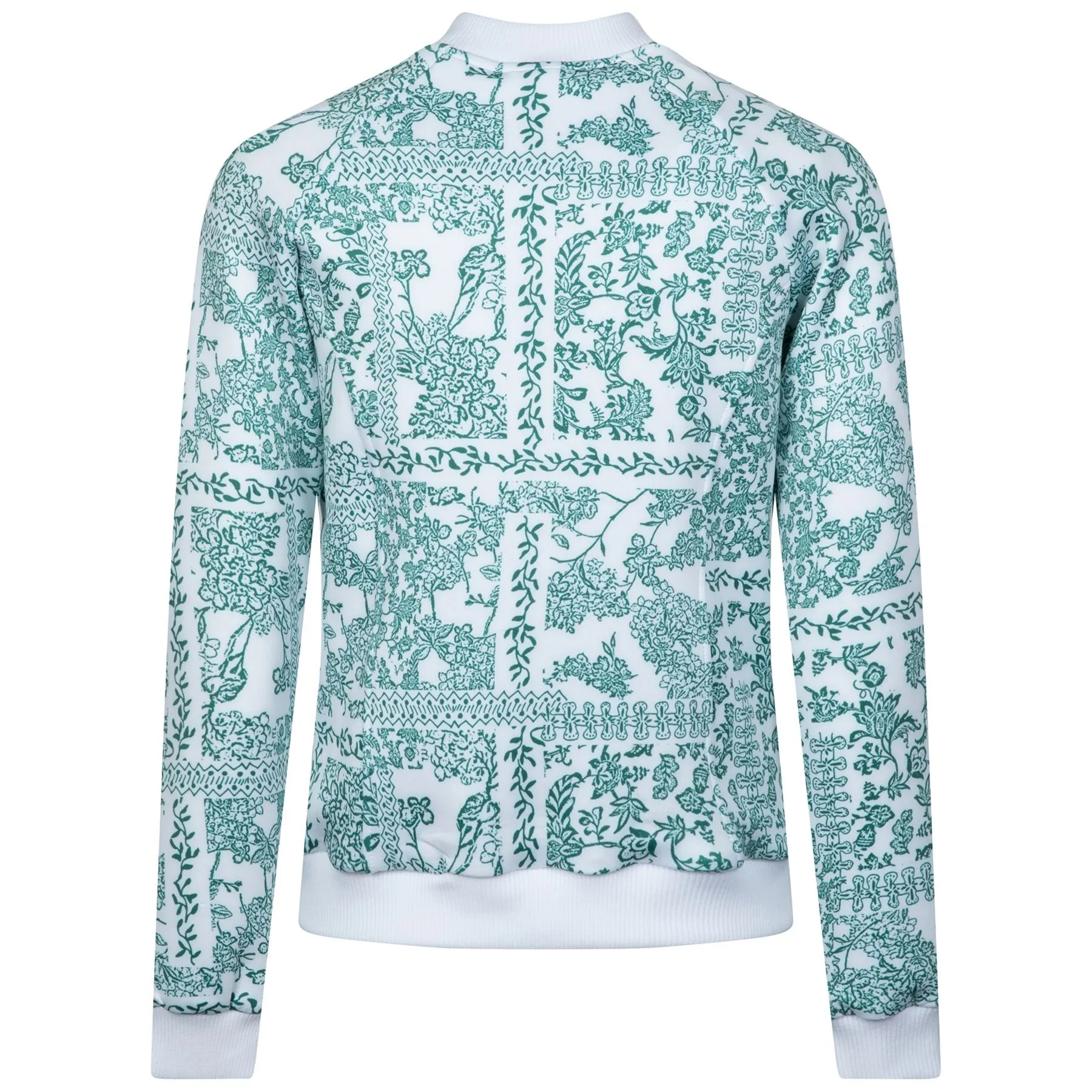 Womens Printed Bomber Jacket Lattice Floral - SS23