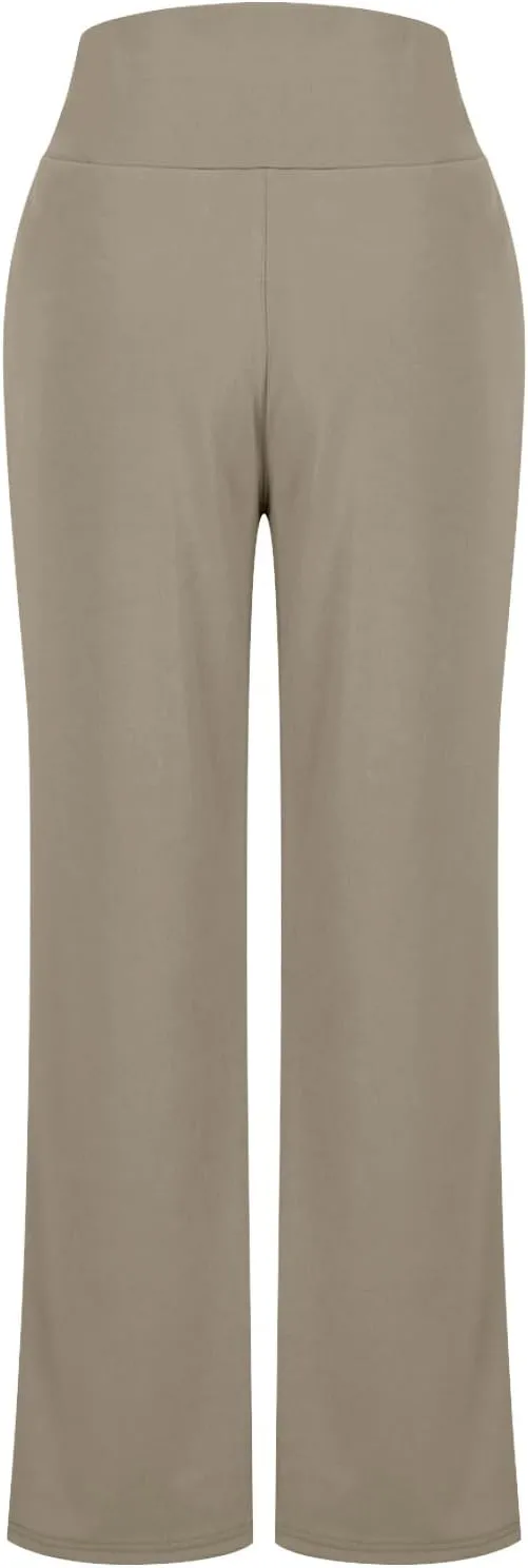 Women's Sweatpant Elastic High Waist Wide Leg Pants Plus Size Loose Comfy Joggers Pant Gym Sport Casual Trouser