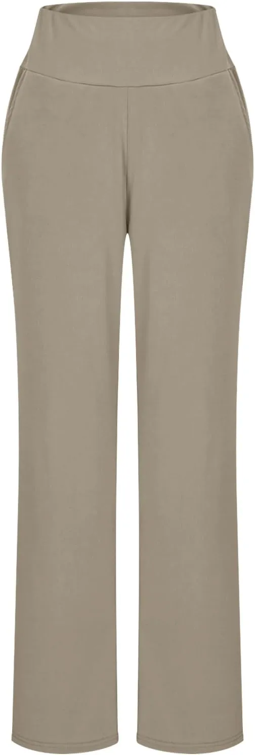 Women's Sweatpant Elastic High Waist Wide Leg Pants Plus Size Loose Comfy Joggers Pant Gym Sport Casual Trouser